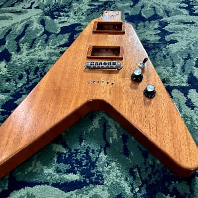 Loaded Warmoth Mahogany Switchback body -Flying V body | Reverb