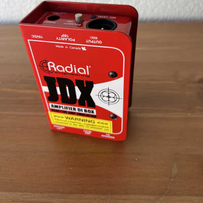 Radial JDX Reactor Amplifier Direct Box 2010s - Red image 2