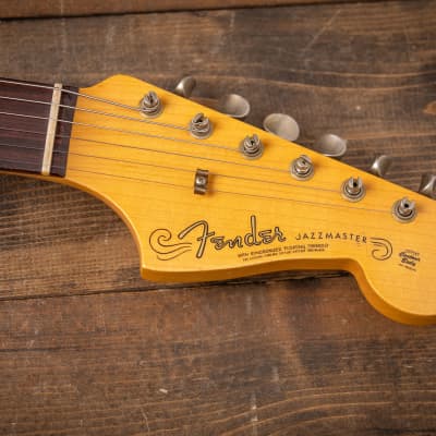 Fender Custom Shop '62 Jazzmaster Journeyman Relic, RW - Super Faded Aged Fiesta Red image 7