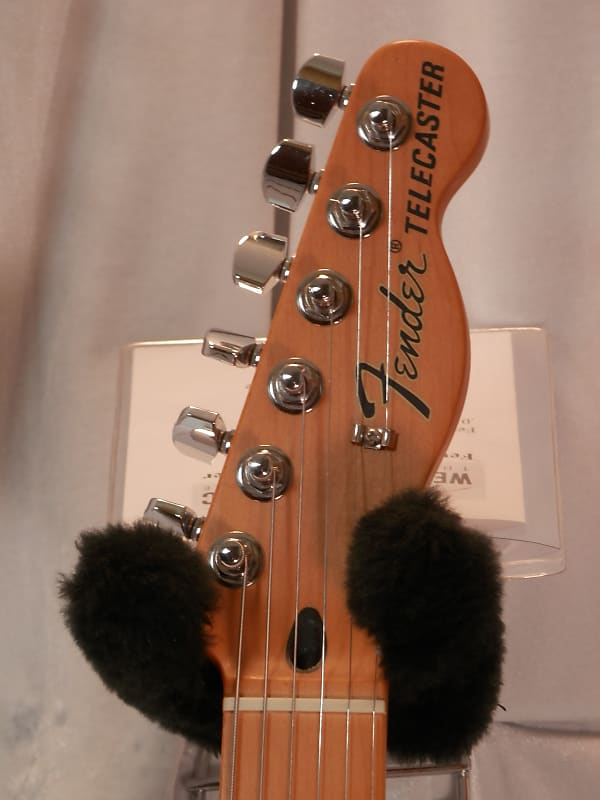 Fender Mexican Deluxe Blackout Telecaster black electric | Reverb