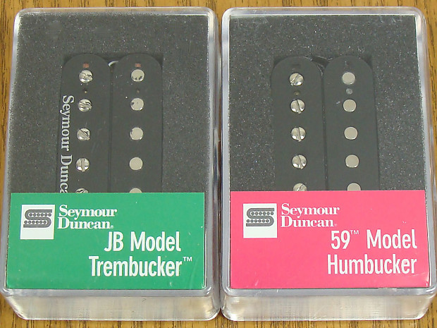NEW Seymour Duncan TB-4 JB & SH-1n 59 Trembucker PICKUP SET Pickups Black