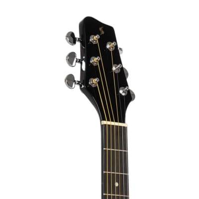 STAGG Cutaway acoustic-electric auditorium guitar black image 6