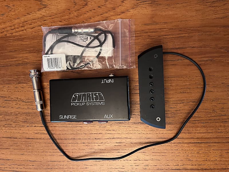 Sunrise S-2 Pickup with Install Kit and S-1 Preamp | Reverb