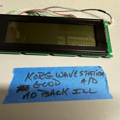 Korg Wavestation A/D / Display Assembly / Tested / Working Wavestation A/D