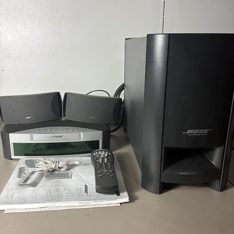 BOSE AV3-2-1II compact home theater system  			