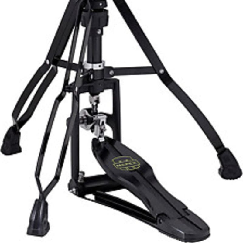 Mapex H800EB Armory Series Double Braced Hi-Hat Stand - Black Plated -  3-leg Bundle with Mapex B800EB Armory Series 3-tier Boom Cymbal Stand -  Black