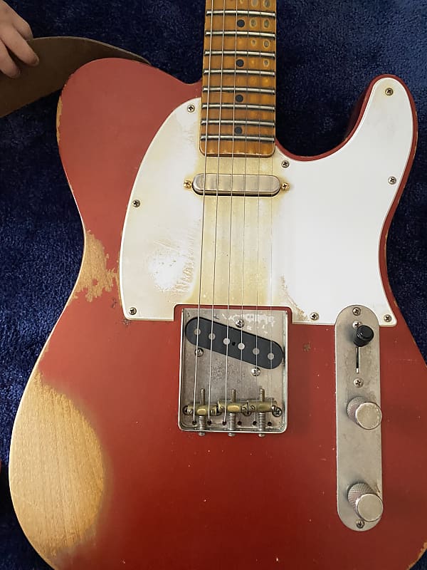★★Component Relic FiestaRed Telecaster★★ Fender Custom Shop '63 Telecaster Relic - Fiesta Red