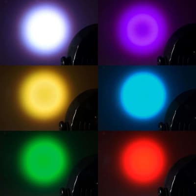 Chauvet DJ 56 LED DMX Slim Par Flat Can RGB Wash Light Effect Fixture (6 Pack) image 6