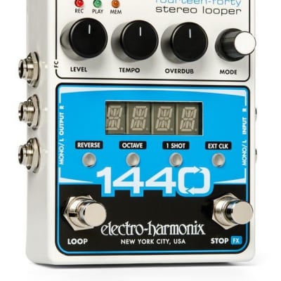 Electro-Harmonix 1440 Stereo Looper Guitar Effect Pedal for sale