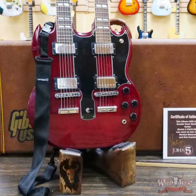 2001 Gibson EDS-1275 Doubleneck Electric Guitar Owned and Signed by John 5 image 6