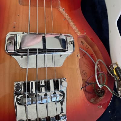 Rickenbacker 4000 Bass 1967 - an ultra rare 4000S in a stunning Fireglo this is as rare as these get ! image 13