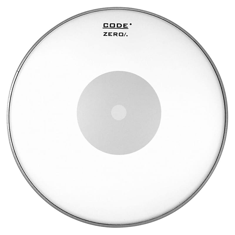 Code Drumheads 14'' Zero weiß rauh Reverb