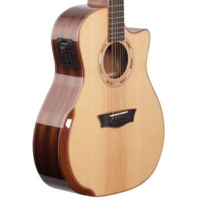Washburn WCG15SCE12 Comfort Series Solid Spruce Top Mahogany 12-String Acoustic-Electric Guitar image 1