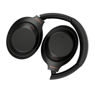 Sony WH-1000XM4 Wireless Noise Canceling Over-Ear Headphones (Black) Bundle image 9