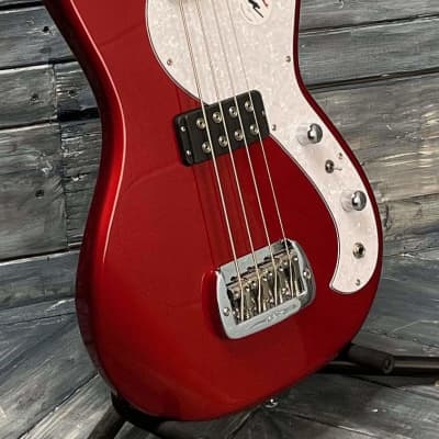 Mint G&L Tribute Series Fall Out 4 String Electric Bass- Candy Apple Red image 3