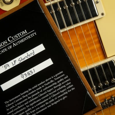 Gibson Custom Shop PSL '59 Les Paul Standard Reissue VOS Antiquity Burst image 20