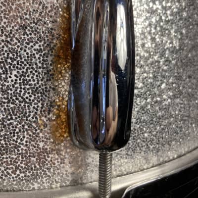 Slingerland - 14x5.5" Hollywood Ace Model Snare Drum, Refinished 1955-1959 - Sparkling Silver Pearl image 7