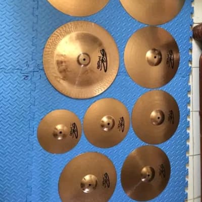 Rare "Paiste 502"  Cymbals Pack (8 Pieces) image 1