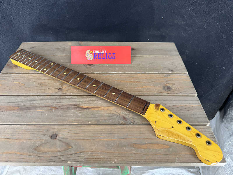 Real Life Relics Custom Class Nitro Maple/RW Strat® Stratocaster® Neck C Profile RLR-CC # 1 MADE IN USA image 1
