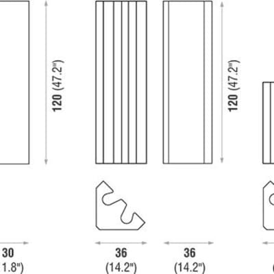 JOCAVI Trap - Gray 4 pcs Foam Acoustic Treatment Basstrap Panels 120x30x30cm image 5