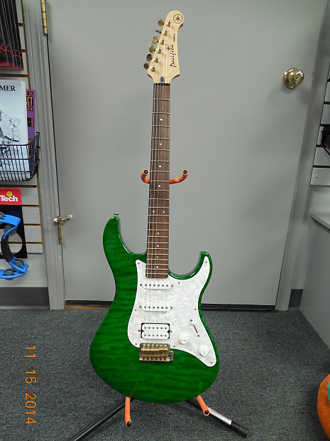 Yamaha pacifica green hot sale