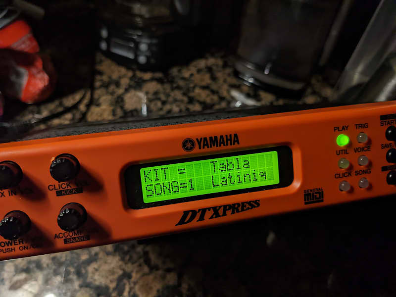 Yamaha DTxpress Drum Brain Synth Trigger Module, Tone Generator & Sequencer  w/Mounting Bracket & PSU