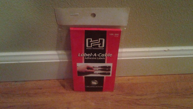 Hosa LBL466 Label-A-Cable Cable 60pc image 1