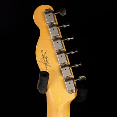 Fender Custom 1957 Telecaster Journeyman Relic Electric Guitar, 1-Piece Quartersawn Maple Neck - Wide-Fade 2-Color Sunburst image 7