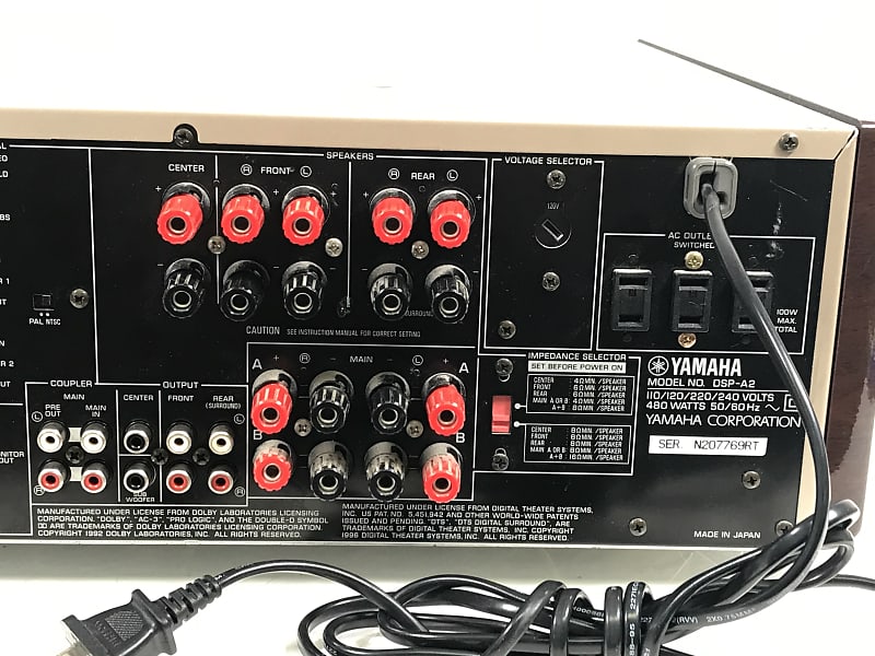 Yamaha DSP-A2 Natural Sound AV Amplifier | Reverb