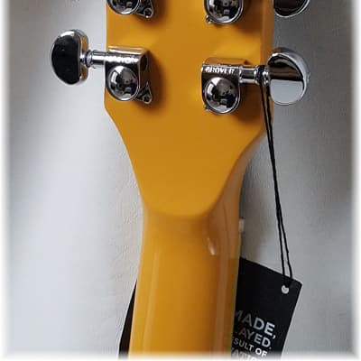 LP junior + vintage vibrato in TV Yellow. Last one. By Dillion image 7