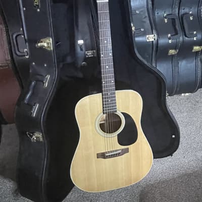 martin sigma dm-3 full size acoustic guitar with case | Reverb