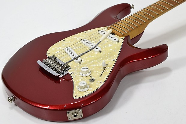 Music Man Silhouette Special SSS Mod Candy Red
