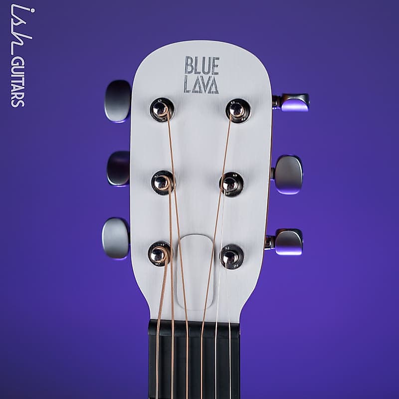 Lava Music Blue Lava Original Acoustic Guitar Walnut/Frost White w/ Lite  Bag NO ELECTRONICS | Reverb