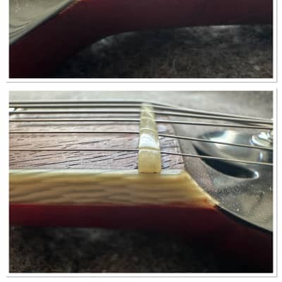 2022 Rufini Montefalco Aged Cherry Sunburst Nitro Stainless Steel Frets AAA Quilt Curly Maple Top AAA Birdseye Neck Duesenberg Vibrato MINT image 11