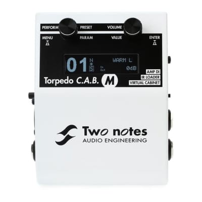 Two Notes Torpedo C.A.B. M Speaker Simulator / Amp DI | Reverb