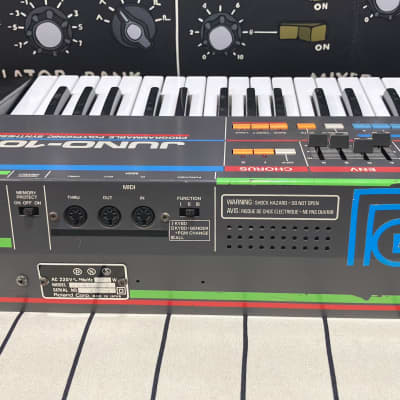 Roland Juno-106 61-Key Programmable Polyphonic Synthesizer 1984 - 1985 - Black image 7