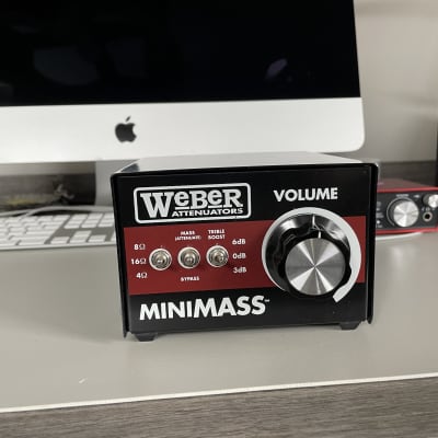 Weber MiniMass 50-Watt Attenuator 2010s - Black for sale