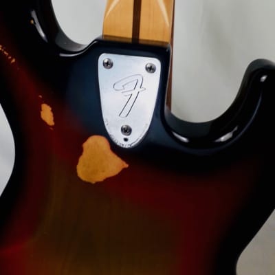 Fender Jazz Bass - Left Hand 1977, Sunburst, 100% original with Fender LH Case image 4