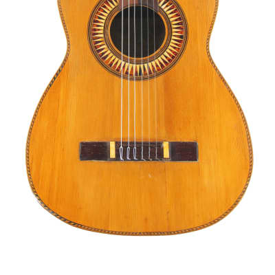 Jaime Ribot ~1900 - rarity - Enrique Garcia/Francisco Simplicio style classical guitar - excellent sound - check video! image 2