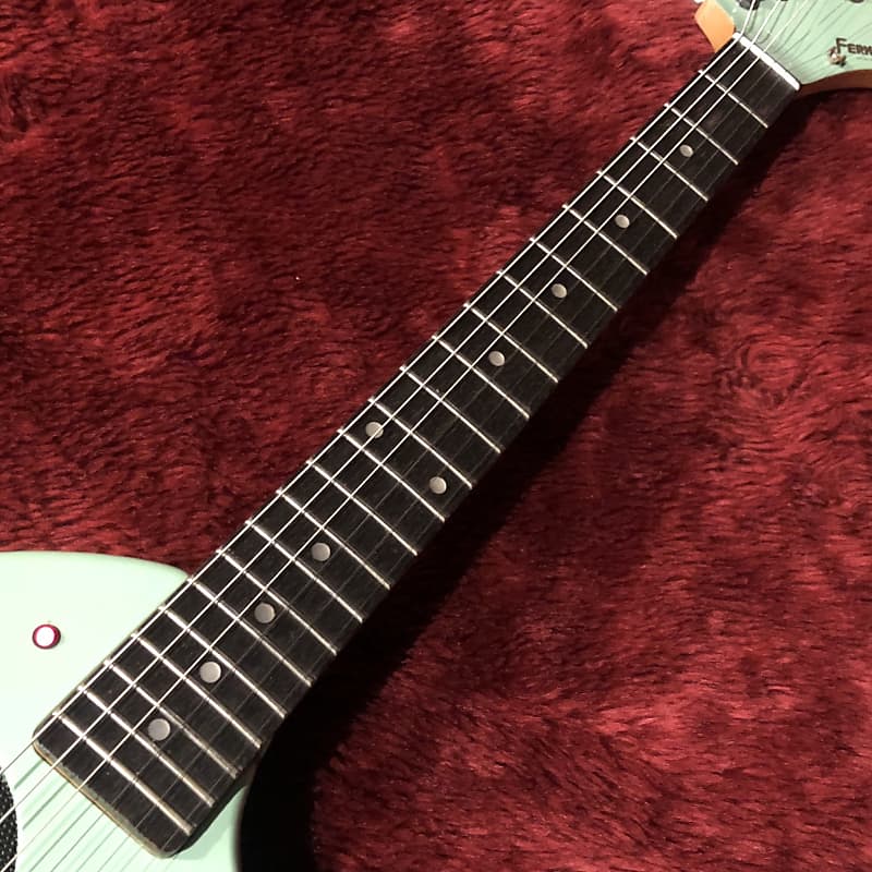 c.1990s-2000s Fernandes ZO-3 Built in Amp Guitar “Green”
