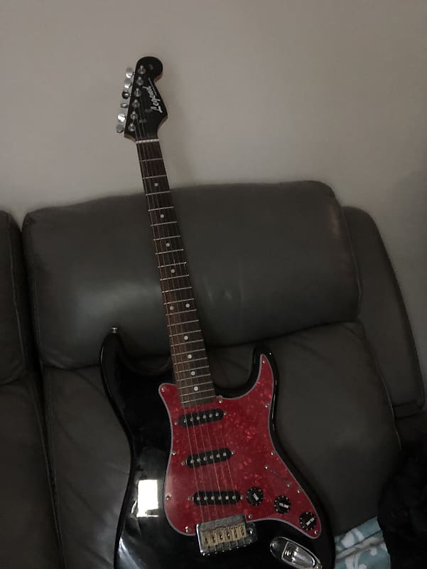 aria pro ii Legend stratocaster 2001 black | Reverb