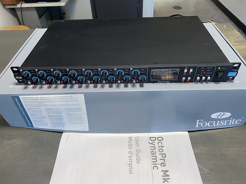 Focusrite OctoPre MkII Dynamic 8-Channel Mic Preamp with