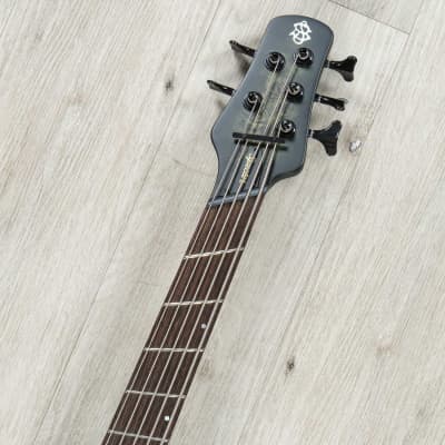 Spector NS Dimension 5 Multi-Scale 5-String Left-Handed Bass, Haunted Moss Matte image 9