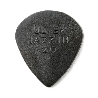 Dunlop Black Ultex Jazz III 2.0 6-Pack image 2