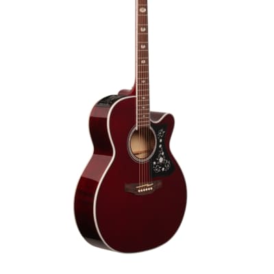 Takamine GN75CE Acoustic Electric Guitar Wine Red image 8