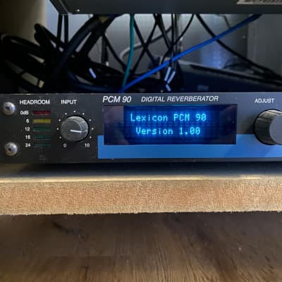 Lexicon PCM 90 Digital Reverb Processor 1990s - Blue image 3