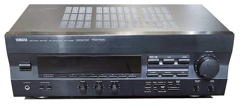YamaYamaha RX-V392 Surround Receiver / Amplifier with Phono Inputha RX-V392  			