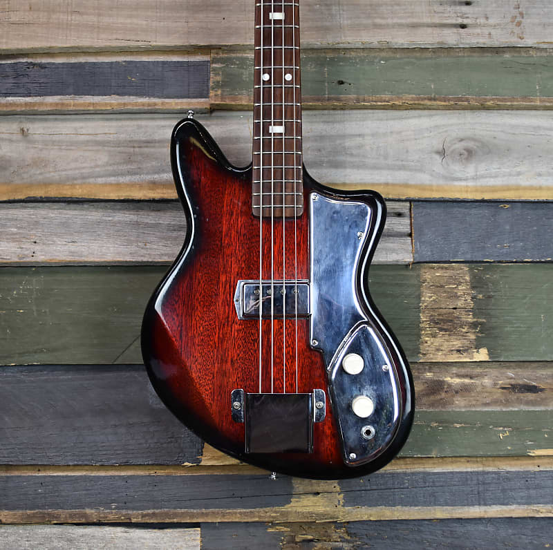 Guyatone EB-4 Short Scale Bass 1960's Red Burst | Reverb Canada