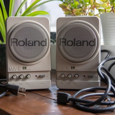 Roland MA-12C - Monitors (Pair) Vintage / Made in Japan | Reverb