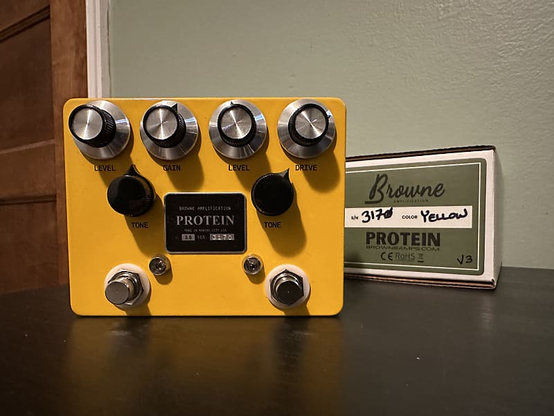 【希少品】BROWNE AMPLIFICATION PROTEIN V3 YEL Protein Dual Overdrive V3 — Browne Amplification